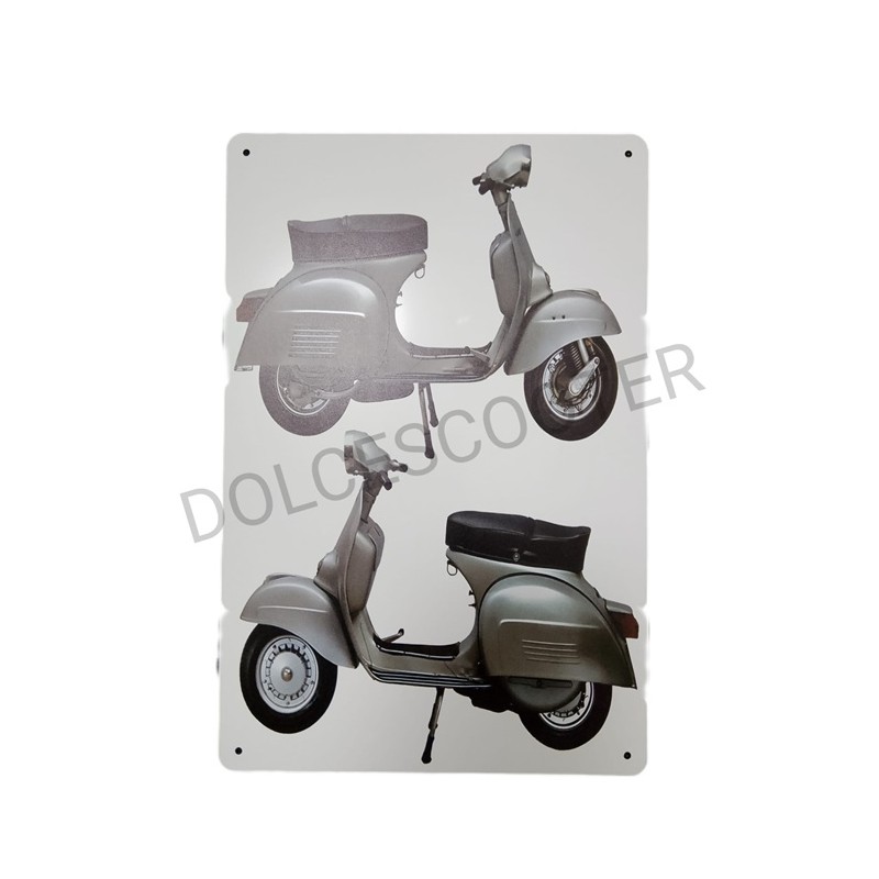 Placa decorativa vespa