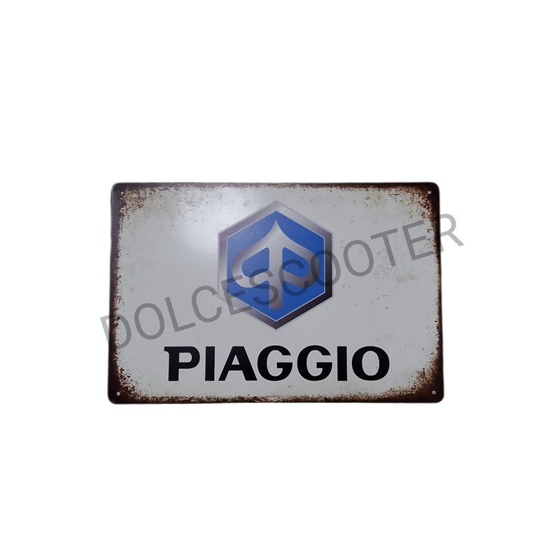 Placa decorativa vespa