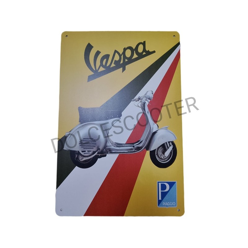 Placa decorativa vespa
