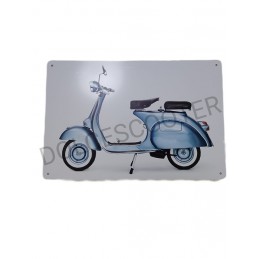 Placa decorativa vespa