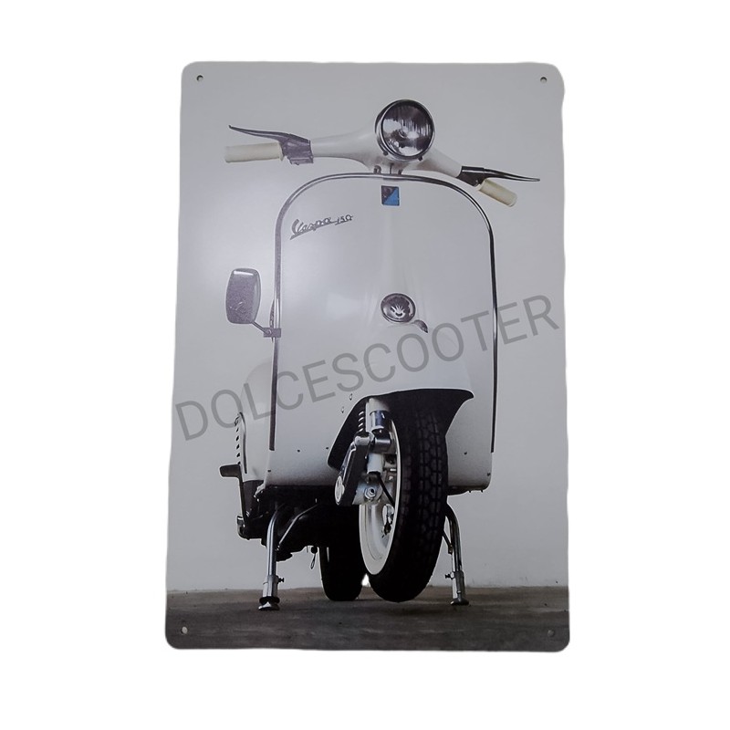 Placa decorativa vespa