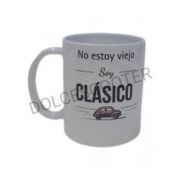 Taza cerámica vehículo clásico